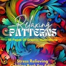 Relaxing Patterns Adult Coloring Book